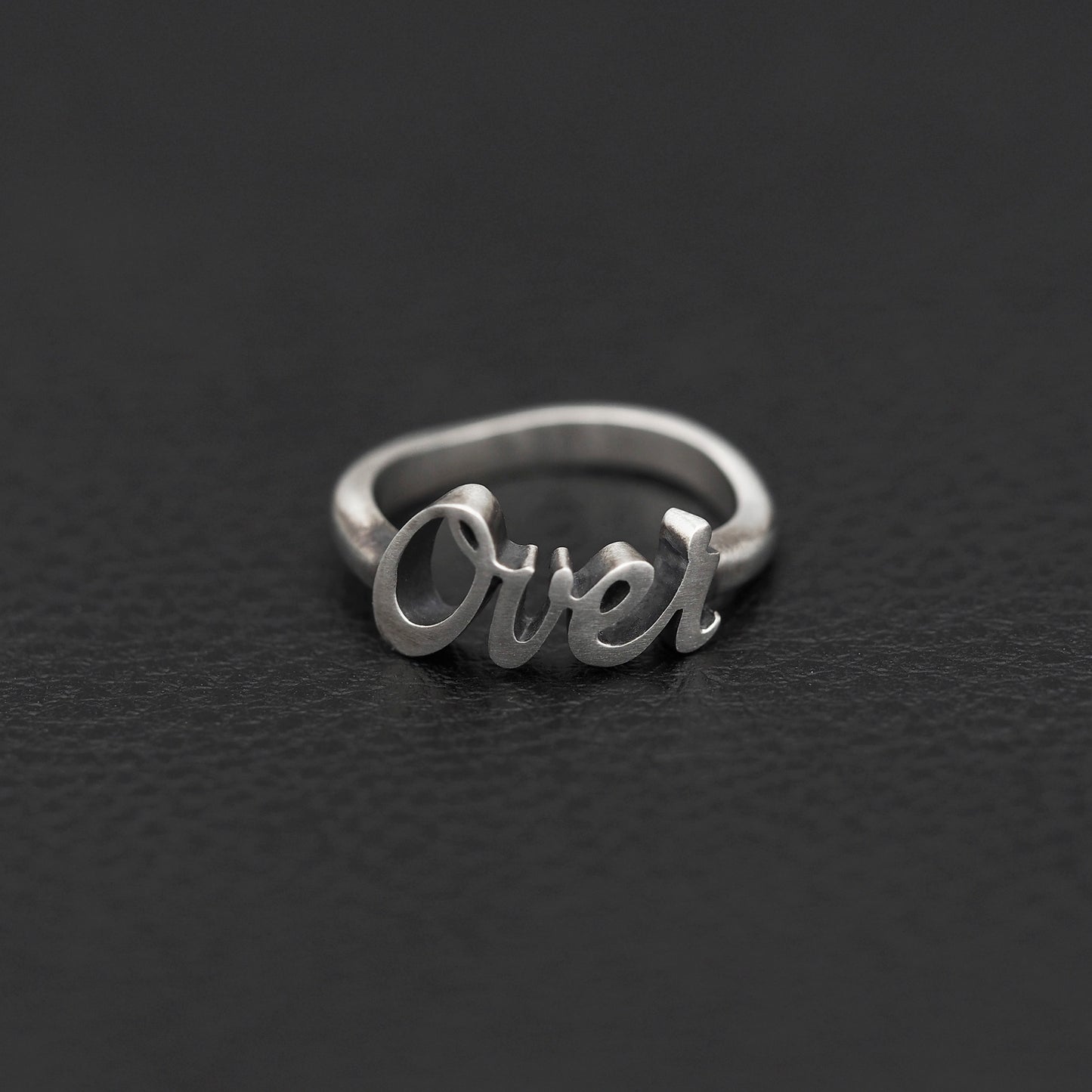 Sterling silver ring Over